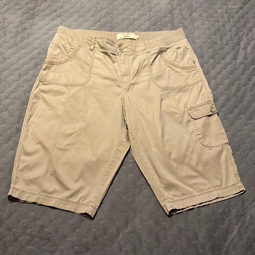 Women’s size 16 W Sonoma  khaki Bermuda shorts